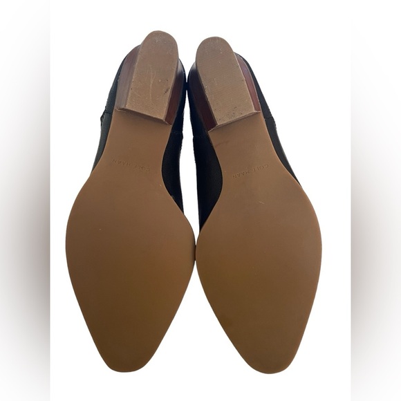 Cole Haan Women’s Hadlyn Black Leather Zip Block Heel Bootie, Size 8.5 - Picture 6 of 13